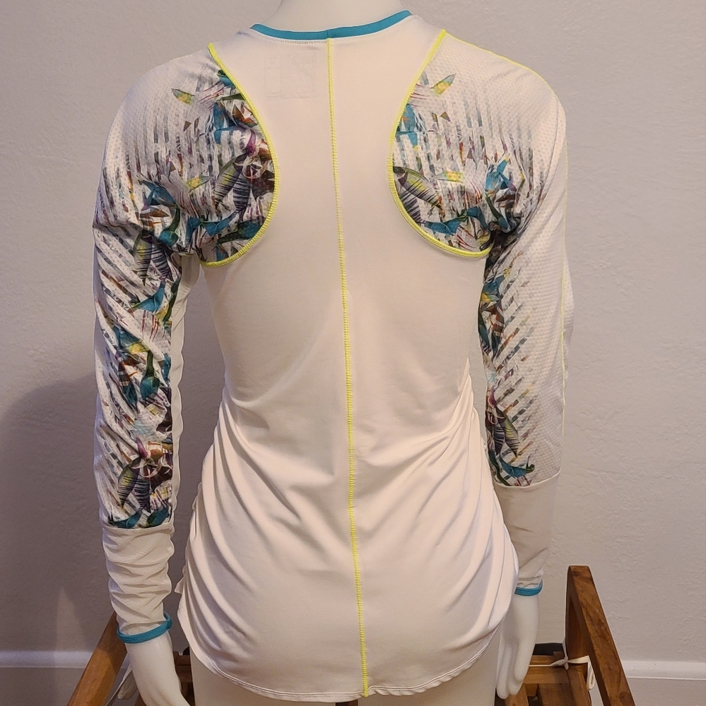 Lucky in Love tennis long sleeve shirt, - Picture 2 of 3